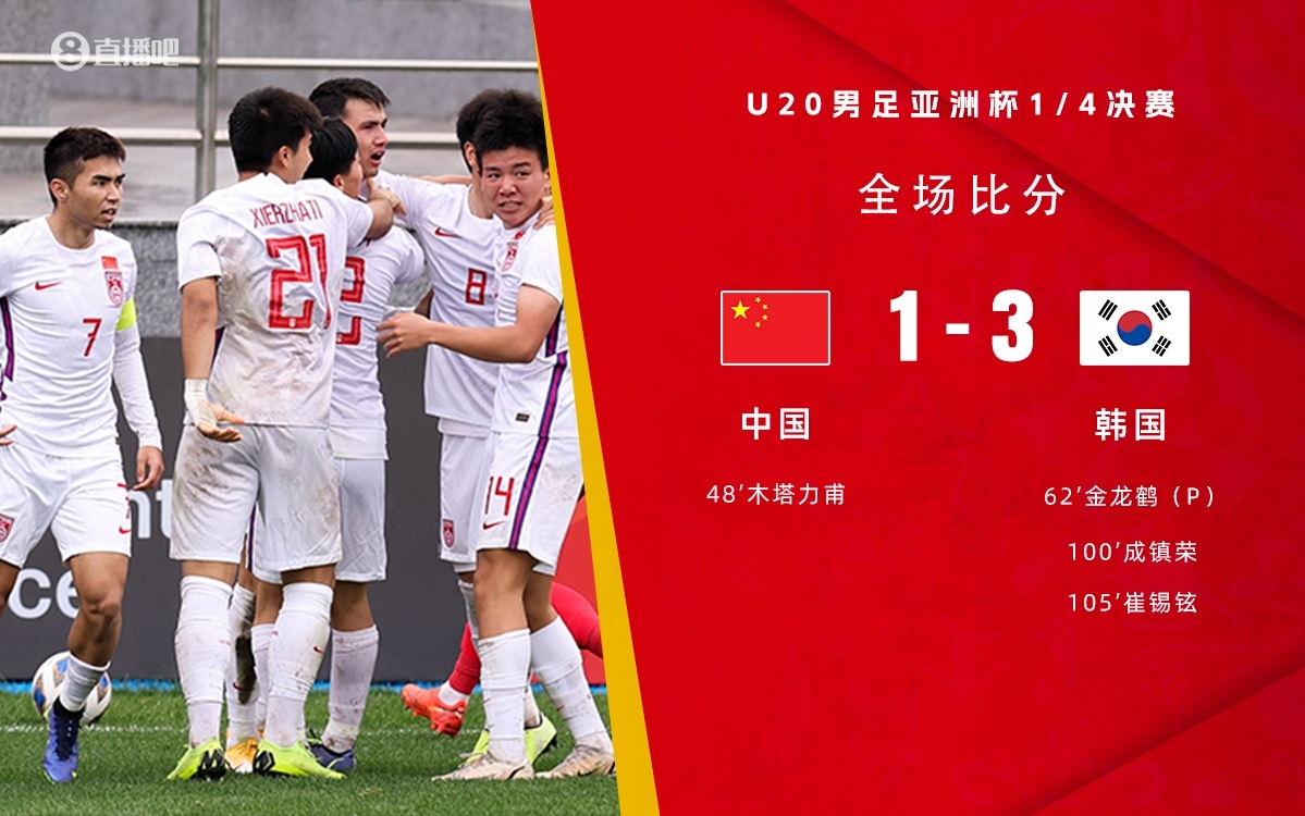 復(fù)仇！U22國(guó)足絕殺復(fù)仇韓國(guó)，2年前U20亞洲杯加時(shí)憾負(fù)無(wú)緣世青賽