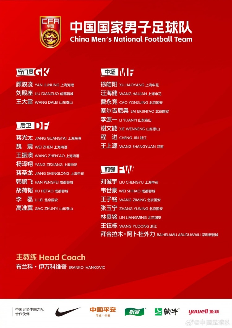今晚國腳出場綜述：顏駿凌、程進全場 王鈺棟傷退&拜合拉木染紅